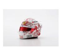 Miniature à l'échelle LOOKSMART LSHEL011 - CASQUE Charles Leclerc 2025 Scuderia Ferrari HP - GP Chine (1/5)