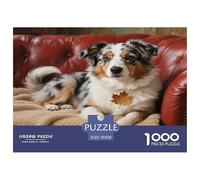 Miniature Américaine Berger Puzzle De 1000 Pièces : Stimulez L’Esprit des Adolescents avec Un Jeu Intellectuel