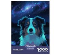 Miniature American Shepherd 1000 Pièce Puzzle Jeu Éduchatif Classique Chien de Compagnie Jigsaw Puzzle Jeu De Défi Unique pour Adultes Et Enfants 70x50cm/1000pcs