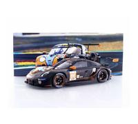Miniature automobile 1/18 - IXO - PORSCHE 911 (992) RSR-19 - 24H Le Mans 2023 - Noir/Bleu clair/Orange