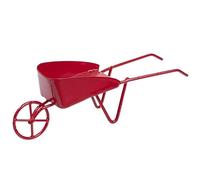 Miniature - Brouette en métal - Rouge - 12,5 cm