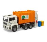 Miniature Camion à ordures Man Tga avec 2 Poubelles Bruder Multicolore Multicolore G
