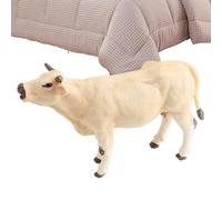 Miniature Cattle Figurine | Realistic Figure For Garden Miniatures, cattle Figurines Collection Animal Model, Birthday Goodie Bag Fillers Cake Decorations