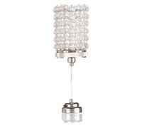 Miniature Chandelier, Élégante Lumière à L'Échelle 1:12 | Alimenté par batterie, Design en cristal, Décor pour maison de poupée, Polyvalent pour n’importe quelle scène, Accessoire