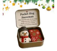 Miniature Christmas Series in A Tin Box Plush Toy | Little Pocket Christmas Series Hug, Thoughtful Gift for Friends and Family, for Comfort & Support