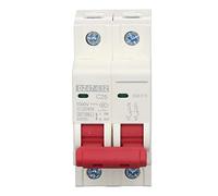 Miniature Circuit Breaker,2P DC 1000V MCB 25A DZ47-63Z C25 Din Rail Mount Protection Switch 6000A Breaking Capacity for Photovoltaic Systems and Industrial DC Power Supply