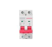 Miniature Circuit Breaker MCB 2P 36mm 2 Poles Din Rail Breaking Capacity 6A/10A/16A/20A/25A/32A/40A/50A/63A EKFBQBGW(32A)