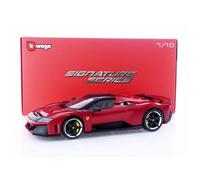 Miniature de collection - BBURAGO - Ferrari F80 2024 (Signature Series) - Rouge métallisé - 1/18 - Dès 14 ans