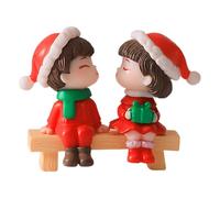 Miniature de couple d'amoureux,figurines miniatures de couple de mariage - Ornement artisanal miniature,Statue de paysage artisanal, Figurines pour ornement de gâteau, saint-valentin