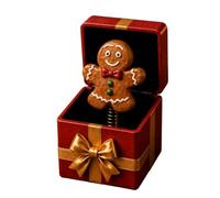 Miniature de Noël en boîte Accessoire farce blague Pop-Open fêtes d'hiver | Bonhomme de neige et Père Noël jouet en boîte Pour , , camarades de classe, soirées, fêtes, réunions, événements
