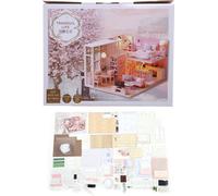 Miniature -DIY -Kit, Dollhouse Kit Easy Assembly Wooden pour enfants enfants filles amis cadeau maison décoration