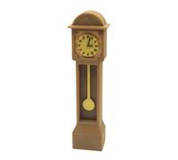 Miniature Doll House Clock - 3D Printed 2.4x1.5x8.8cm | Victorian 1:12 Scale Standing Clock, Doll House Decor | Small Watch for Kids Teens Adults Home Office Living Room Bedroom Desktop
