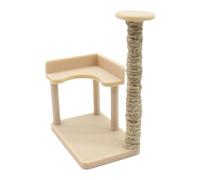 Miniature Doll House Furniture - Handmade Cat Tree Model Set, 1:12 Scale Pet Climbing Frame, Doll House Animal Furniture Scenery Decoration, Tiny Farm Pet Display Accessory Use for Interior Scene