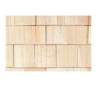 Miniature Dollhouse Unfinished Pine Square Butt Shingles G