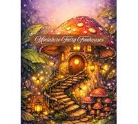 Miniature Fairy Treehouses: An Intricate Adult Coloring Book featuring Mushroom Homes, Enchanted Tree Hollows, and Whimsical Fairy Gardens