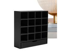 Miniature Grid Bookshelf, Lightweight Furniture Rack, with Accurate Tiny Shelf Organizer for Mini Books, Toys, and Accessories, Long Lasting Playroom Decor, Kids Boys Girls Birthday Holiday Accessory