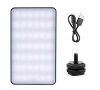 Miniature Handheld Photoshoots Light Rechargeable Adjustable 2500K-9000K for Camera Photography and Video Broadcast Low Light Photography Lamp