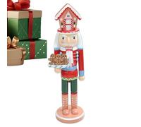 Miniature Holiday Nutcracker Figure Festive Shelf Display Ornament