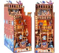 Miniature House Book Nook - L'île des pirates