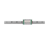 Miniature Linear Rail Slide | High Strength Bearing Steel Guide for Solar Equipment/CNC Machines | Low Friction & Quiet Sliding Motion | Interchangeable Design (MGN12H-250)