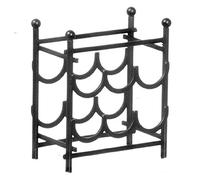 Miniature Maison Poupée - Porte Bouteille Vin 6 Bouteille Echelle 1:12 Access...