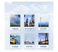 Miniature Météo Compteur Capteur Ultrasonic Weather Environnement Surveillance de la direction intégrée Multi-Element Direction du vent Anémomètre(9)