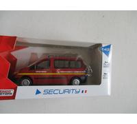 Mondo Motors Modèle de fourgon statique Peugeot Expert Minibus Police 2007 Modélisme 1/43