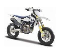 Miniature montée - BURAGO - FS 450 Supermoto - Échelle 1/18 - Motocross - Livrée montée