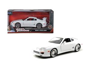Miniature montée - SIMBA - 1995 Toyota Supra - Blanc - Échelle 1:24 - Fast & Furious