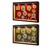 Miniature Museum Kit, Collectible Home Decoration Craft Set with LED Lights, DIY Mini Shadow Box Display Frame, Creative Miniature Museum for Wall Shelf Living Room Bedroom Birthday Christmas