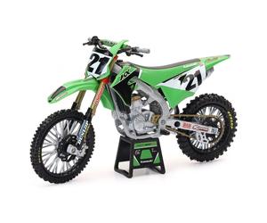 Miniature Newray Moto Kawasaki 450 KX Jason ANDERSON - Echelle 1/12°