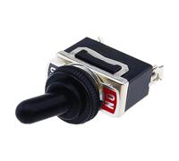 Miniature On Off petit interrupteur à bascule SPST robuste avec couvercle 12V 6 A/250 VAC 10 A/125VAC E-TEN1021 1 pièces