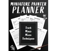 Miniature Painter’s Journal | Mini Painting Tracker | Hobby Project Logbook | Paint Recipes, Progress Tracker: Model Inventory Notebook