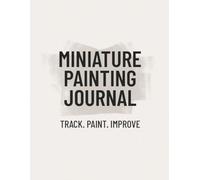 Miniature Painting Journal - Clean Tactical Edition | Hobby Logbook for Painters, Modelers & Wargamers