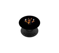Miniature Pinscher 67 Meme Lunettes de Soleil Humour Amoureux des Chiens PopSockets PopGrip Adhésif