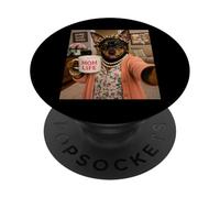 Miniature Pinscher Selfie Humour Maman Maman Amour Appréciation PopSockets PopGrip Adhésif