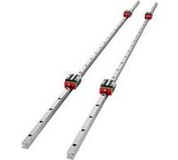 VEVOR Guide linéaire HSR15X1500 – 2 rails + 4 blocs de guidage 1500 mm pour CNC