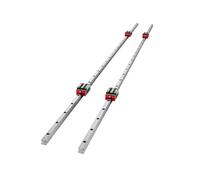 VEVOR Miniature Rail Linéaire Guide HSR15X1500, 2 Rails Linéaire +4 Blocs de Guidage HSR15-1500 mm, Rails Linéaires CNC, pour le Routeur CNC/Rectifieuse CNC/l'Impression de Machines Industrielles