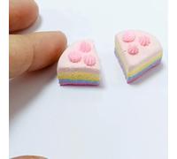 Miniature Rainbow Cake Pour Blyth Ob11 Bjd, Racing House, Chocolate Cake, Matcha, Pretend Food, Accessrespiration, New, 1/6 Scale--Style L