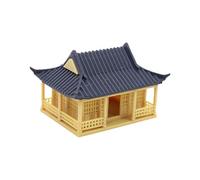 Miniature réaliste de bâtiment de galerie de Vieille Cour pour Les Amateurs de Petits décors et Les Amateurs de Passe-Temps, Jouet de Copie d ' Architecture Ancienne