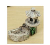 Miniature RESINE : puit Gris 48 * 25mm Hauteur 4cm (01)