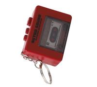 Miniature Rétro Cassette Joueur Keychains Vintage Tape Recorders Design Avec Lecture De Musique Et Enregistrement De Personnalisation Enregistrer Les Keychains