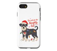 Miniature Schnauzer Christmas Too Cute for The Naughty List Coque pour iPhone SE (2020) / 7/8