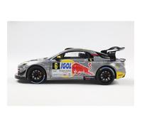 Miniature - SOLIDO - Alpine A110 RGT+ - Rallye du Mont Blanc 2024 (S. Loeb / L. Godey) - Gris/Blanc - 1/18