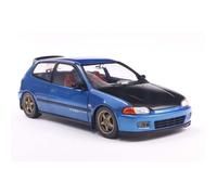 Miniature - SOLIDO - Honda Civic (EG6) 1991 - Cobalt Blue Pearl - Solido Works - Échelle 1/18