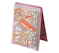 Miniature Stickers - Make Your Own Scene Stickers, Stress Relief Creative Scene Sticker Book,Journaling Paper Crafts Aesthetic Supplies For Children Pass The Time Scrapbooking DIY Decoration Art