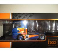 MINIATURE TRACTEUR IXO TR235.22 MAN TGX XXL D38 BLEU DECORE