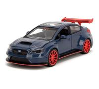 Miniature voiture - JADA - Subaru WRX STI - Échelle 1/24 - Figurine Yuji Itadori - Bleu