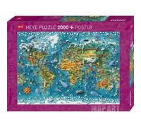 Athesia Verlag Puzzle Map Art Miniature World 2000 pièces