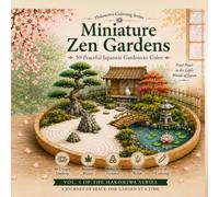 Miniature Zen Gardens: 50 Peaceful Japanese Gardens to Color